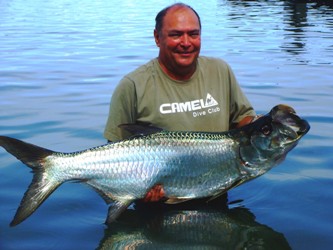 Inshore Tarpon fishing - Angler: Mr. Claasen